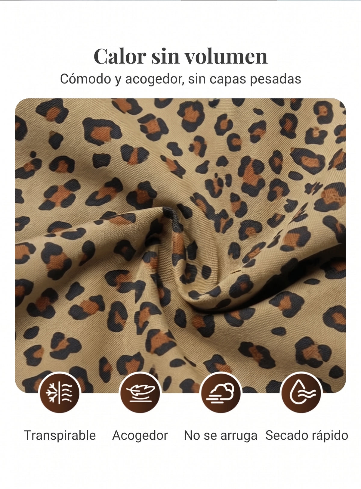 SAFARI - Chaqueta Cortavientos Leopardo
