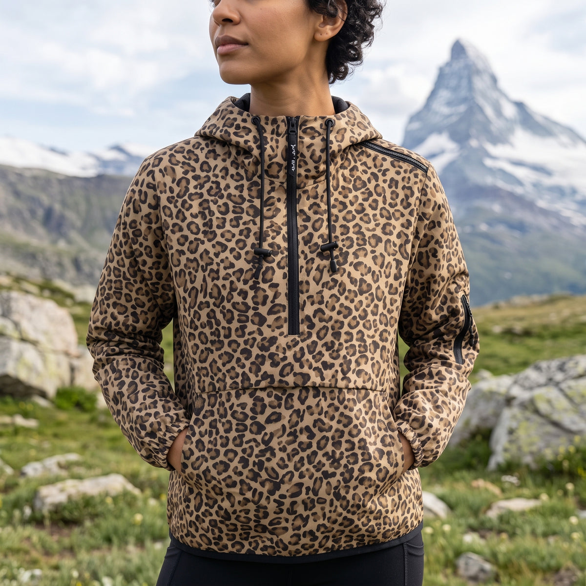 SAFARI - Chaqueta Cortavientos Leopardo