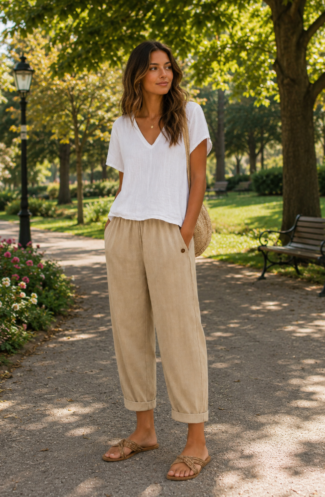 Maja | Pantalón de lino